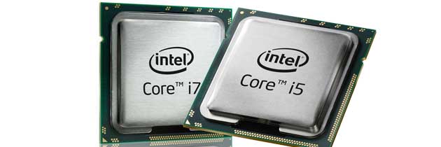 Сравнение процессоров i5 и i7.