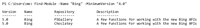 MinimumVersion