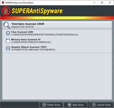 SUPERAntiSpyware_сканирование