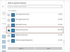Как установить Windows Fax And Scan в Windows 10 - База полезных знаний